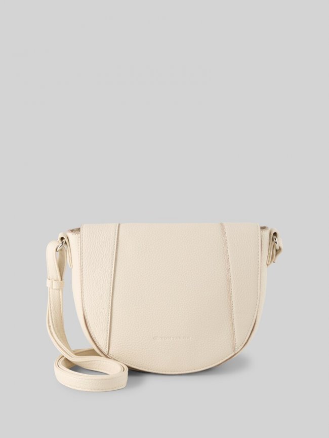 Tom Tailor TTDAHLIA Umhängetasche mit abgerundeten Ecken - Off White / Off White Tom Tailor TTDAHLIA Umhängetasche mit abgerundeten Ecken - Off White / Off White