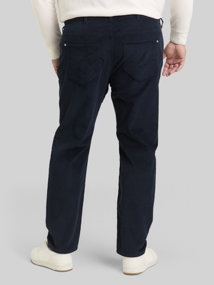 Tom Tailor Plus Size - Regular Fit Cordhose - Sky Captain Blue Tom Tailor Plus Size - Regular Fit Cordhose - Sky Captain Blue