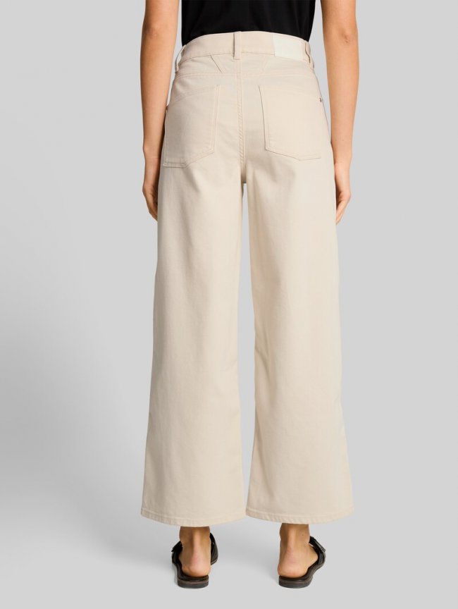 Tom Tailor TTNELMA CULOTTE Jeans - Raw Offwhite Denim Tom Tailor TTNELMA CULOTTE Jeans - Raw Offwhite Denim