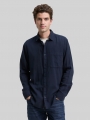 Tom Tailor Regular Fit Hemd aus Baumwolle - Sky Captain Blue Tom Tailor Regular Fit Hemd aus Baumwolle - Sky Captain Blue