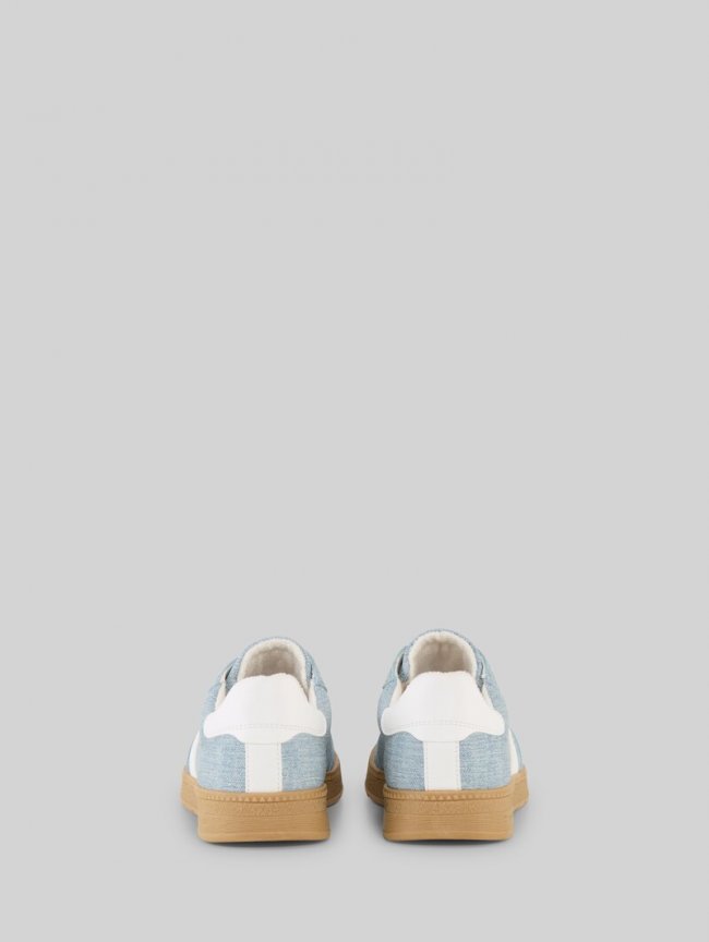 Tom Tailor Sneaker in Jeans-Optik - Jeans-white Tom Tailor Sneaker in Jeans-Optik - Jeans-white