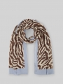 Tom Tailor Halstuch mit Zebra-Print - Brown Beige Zebra Print Tom Tailor Halstuch mit Zebra-Print - Brown Beige Zebra Print