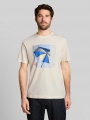 Tom Tailor T-Shirt mit Fotoprint - Gardenia White Tom Tailor T-Shirt mit Fotoprint - Gardenia White