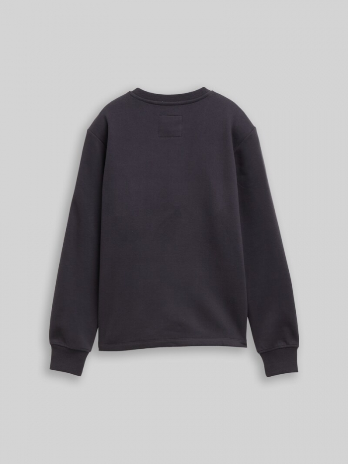Tom Tailor Sweatshirt mit Schriftzug - Coal Grey Tom Tailor Sweatshirt mit Schriftzug - Coal Grey