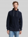 Tom Tailor Snood Strickpullover in Melange-Optik - Navy Melange Neps Tom Tailor Snood Strickpullover in Melange-Optik - Navy Melange Neps