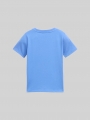 Tom Tailor T-Shirt mit Wendepailletten - Soft Mid Blue