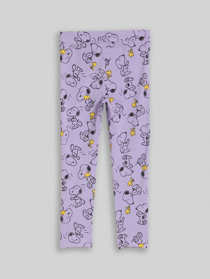 Tom Tailor Leggings mit Peanuts-Print - Sweet Purple Snoopy Allover Tom Tailor Leggings mit Peanuts-Print - Sweet Purple Snoopy Allover