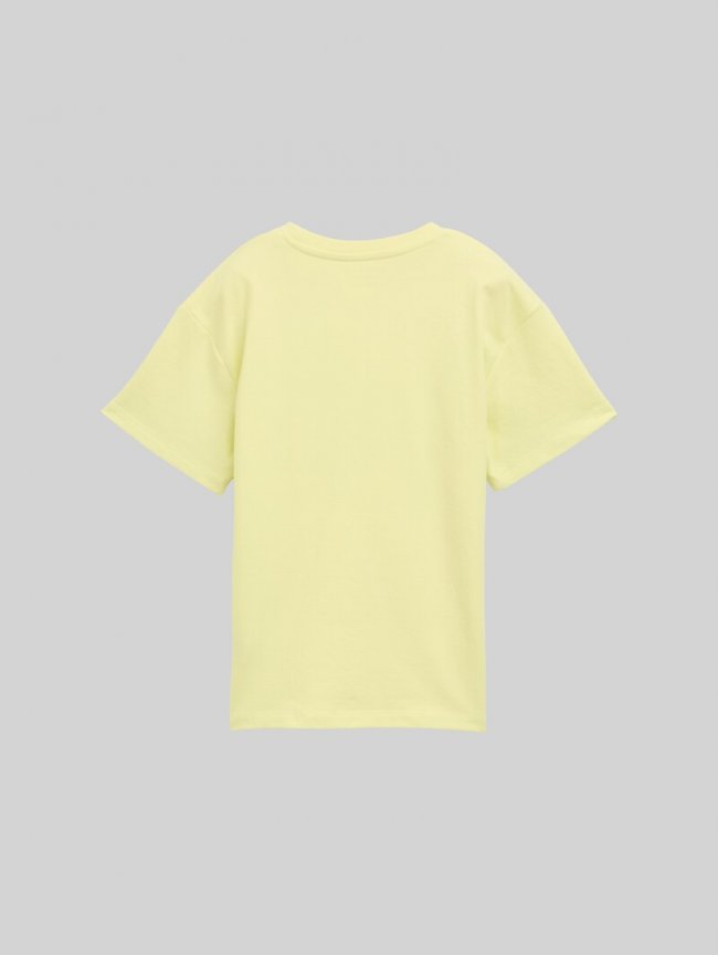 Tom Tailor Oversize T-Shirt - Lemon Grass Yellow Tom Tailor Oversize T-Shirt - Lemon Grass Yellow