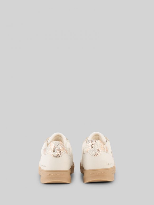 Tom Tailor Sneaker mit Flecht-Details - Beige Multi Tom Tailor Sneaker mit Flecht-Details - Beige Multi