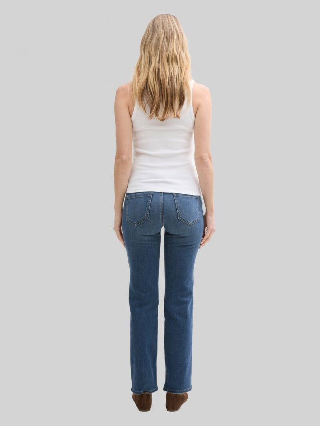 Tom Tailor TTALEXA STRAIGHT Jeans - Mid Stone Wash Denim Tom Tailor TTALEXA STRAIGHT Jeans - Mid Stone Wash Denim