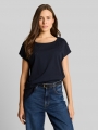 Tom Tailor T-Shirt mit Lochstickereien - Sky Captain Blue Tom Tailor T-Shirt mit Lochstickereien - Sky Captain Blue