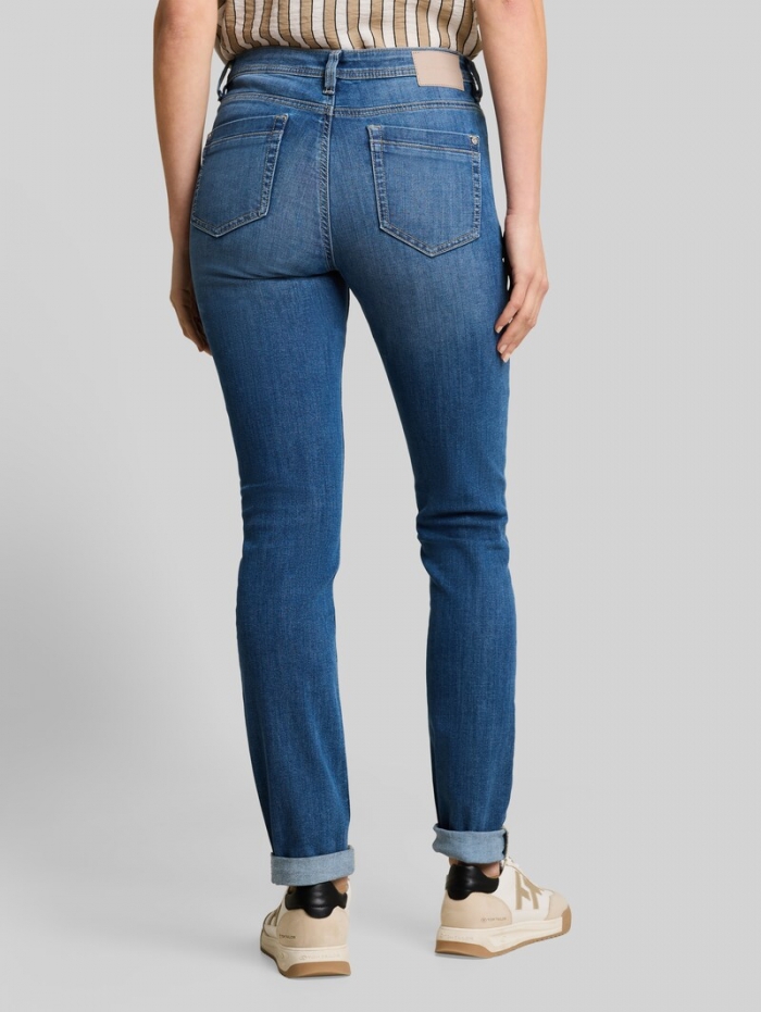 Tom Tailor TTMAYA TAPERED Jeans - Mid Stone Wash Denim Tom Tailor TTMAYA TAPERED Jeans - Mid Stone Wash Denim