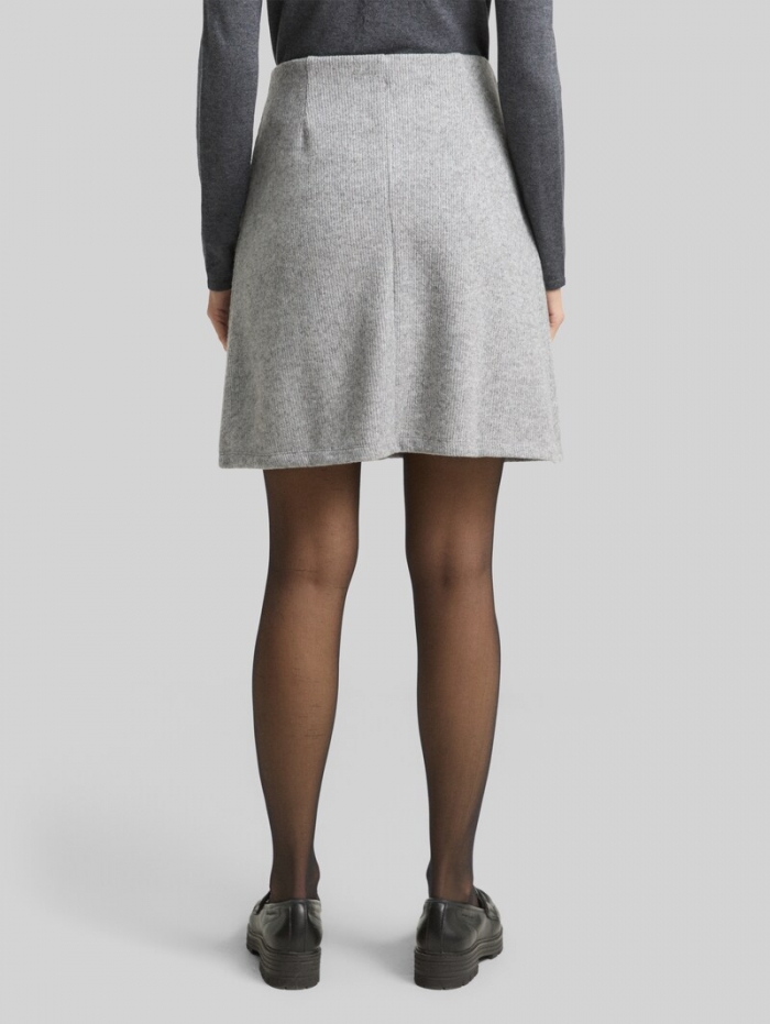 Tom Tailor Cosy Rock in Melange-Optik - Medium Silver Grey Melange Tom Tailor Cosy Rock in Melange-Optik - Medium Silver Grey Melange