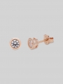 Tom Tailor Ohrstecker Silber 925 - Stein Zirkonia weiß - Rose Gold Tom Tailor Ohrstecker Silber 925 - Stein Zirkonia weiß - Rose Gold
