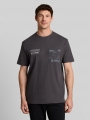 Tom Tailor T-Shirt mit Waffelstruktur - Tarmac Grey Tom Tailor T-Shirt mit Waffelstruktur - Tarmac Grey