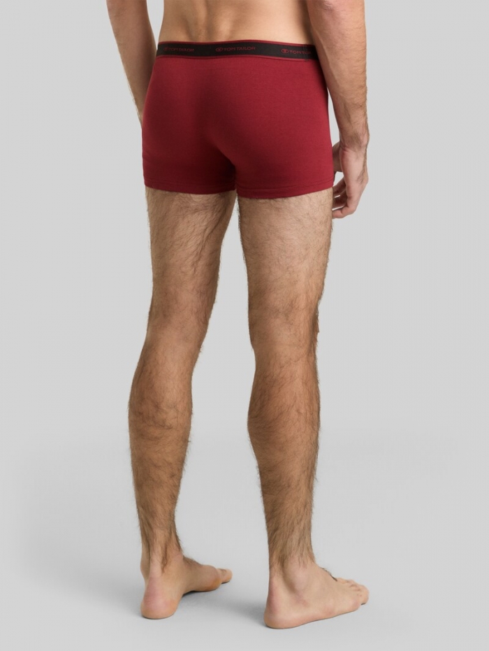Tom Tailor Kurze Boxershorts im 2er-Pack - Red-dark-solid Tom Tailor Kurze Boxershorts im 2er-Pack - Red-dark-solid
