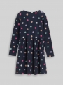 Tom Tailor Mini-Kleid aus Jersey - Dark Blue Multicolor Dot Tom Tailor Mini-Kleid aus Jersey - Dark Blue Multicolor Dot