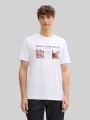 Tom Tailor T-Shirt mit Foto-Print - White Tom Tailor T-Shirt mit Foto-Print - White