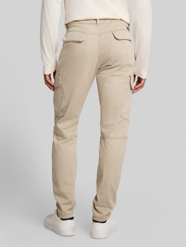 Tom Tailor TTTYLER TAPERED Cargo Hose im Washed–Look - Plaza Beige Tom Tailor TTTYLER TAPERED Cargo Hose im Washed–Look - Plaza Beige