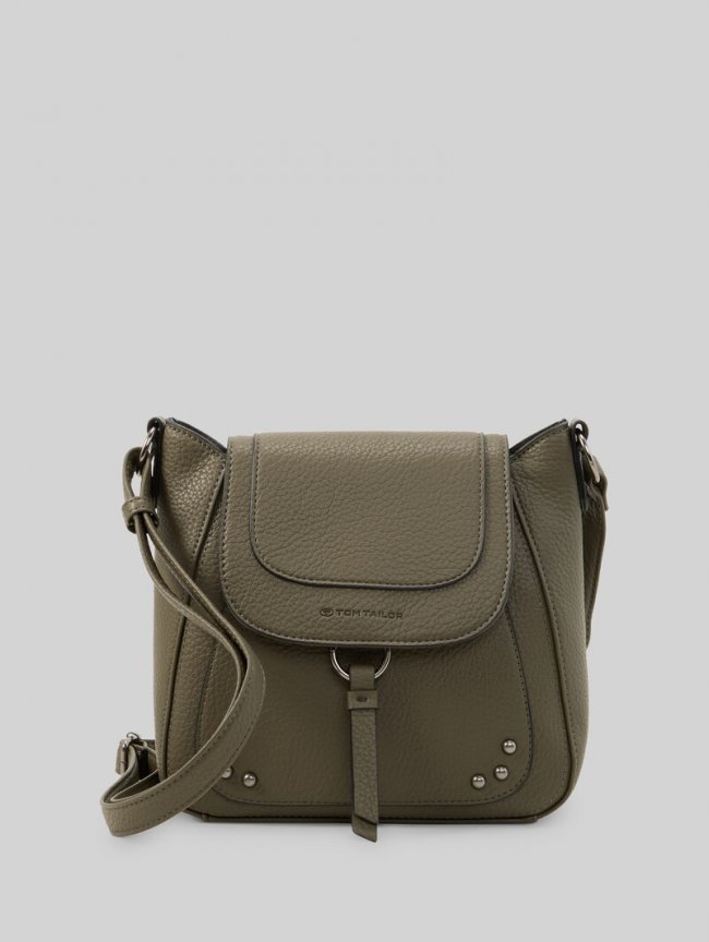 Tom Tailor TTNALANI S Umhängetasche mit Nieten - Khaki / Khaki Tom Tailor TTNALANI S Umhängetasche mit Nieten - Khaki / Khaki
