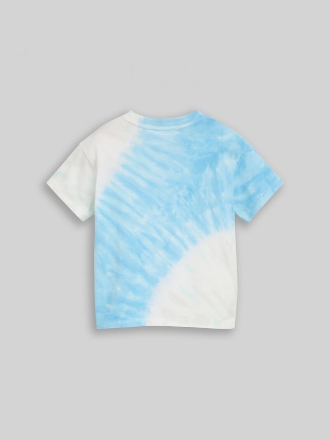 Tom Tailor Oversize Tie-Dye T-Shirt - Blue Shaded Tie Dye Design Tom Tailor Oversize Tie-Dye T-Shirt - Blue Shaded Tie Dye Design