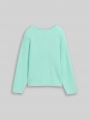 Tom Tailor Cropped Strickpullover mit Rundhalsausschnitt - Light Mint Tom Tailor Cropped Strickpullover mit Rundhalsausschnitt - Light Mint