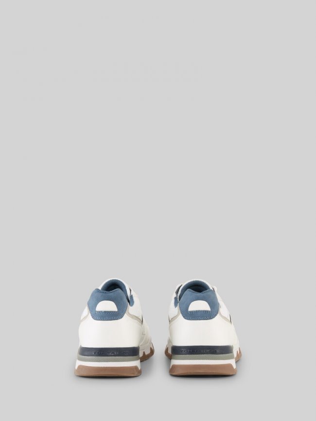 Tom Tailor Sneaker mit Mesh-Einsatz - White Tom Tailor Sneaker mit Mesh-Einsatz - White