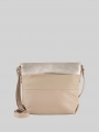 Tom Tailor TTNICOLINA M Umhängetasche mit Material-Mix - Mixed Taupe
