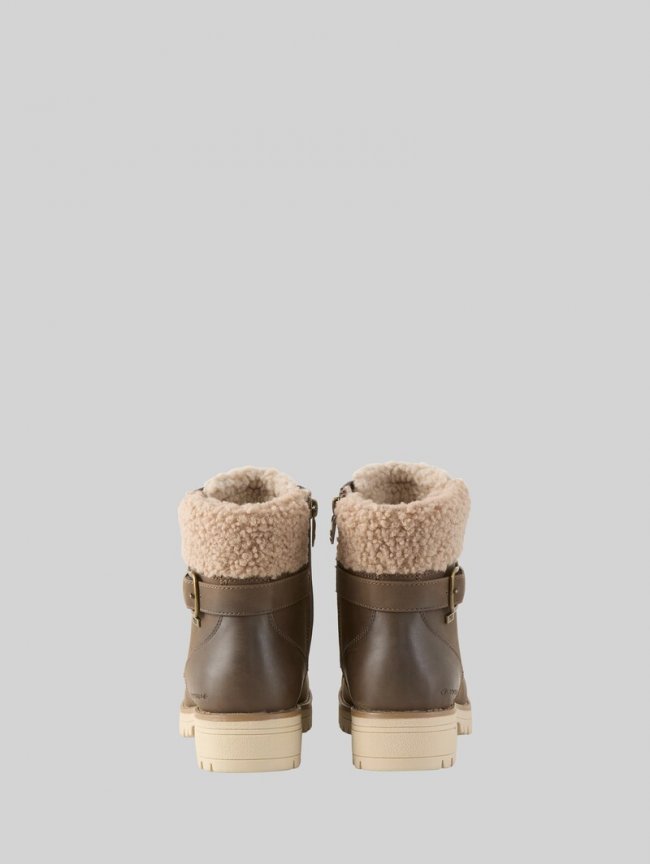 Tom Tailor Wasserdichte Stiefel mit Fütterung - Taupe Tom Tailor Wasserdichte Stiefel mit Fütterung - Taupe