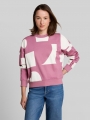 Tom Tailor Loose Fit Sweatshirt mit Muster - Dusty Berry Big Scale Print Tom Tailor Loose Fit Sweatshirt mit Muster - Dusty Berry Big Scale Print