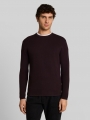 Tom Tailor Strickpullover aus Baumwolle - Dark Plum Tom Tailor Strickpullover aus Baumwolle - Dark Plum