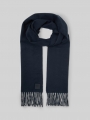 Tom Tailor Schal mit Fransen - Sky Captain Blue White Melange Tom Tailor Schal mit Fransen - Sky Captain Blue White Melange