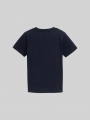 Tom Tailor Glow-in-the-Dark T-Shirt - Sky Captain Blue