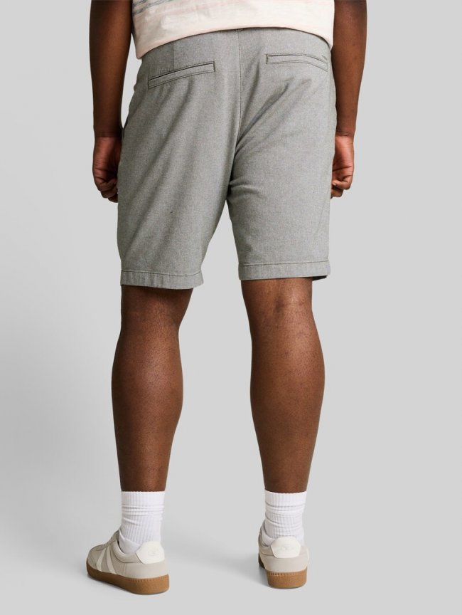 Tom Tailor Plus Size - Chino Shorts mit Stretch - Deep Leaf Green Structure Tom Tailor Plus Size - Chino Shorts mit Stretch - Deep Leaf Green Structure