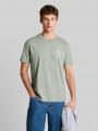Tom Tailor T-Shirt mit Palmenprint - Sea Spray Tom Tailor T-Shirt mit Palmenprint - Sea Spray