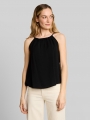 Tom Tailor Blusentop mit Raffungen - Deep Black Tom Tailor Blusentop mit Raffungen - Deep Black