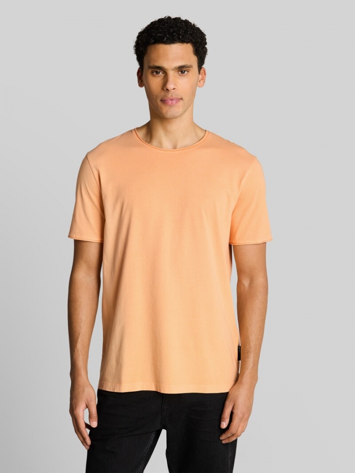 Tom Tailor T-Shirt im Used-Look - Summer Peach Orange Tom Tailor T-Shirt im Used-Look - Summer Peach Orange
