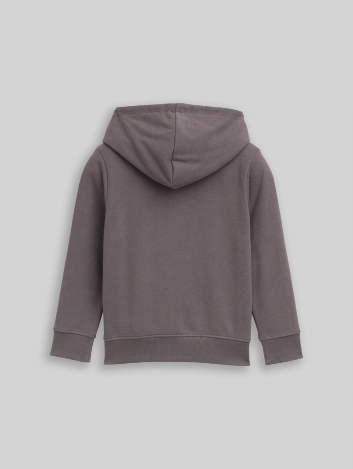 Tom Tailor Basic Hoodie Sweatjacke - Dark Urban Grey Tom Tailor Basic Hoodie Sweatjacke - Dark Urban Grey