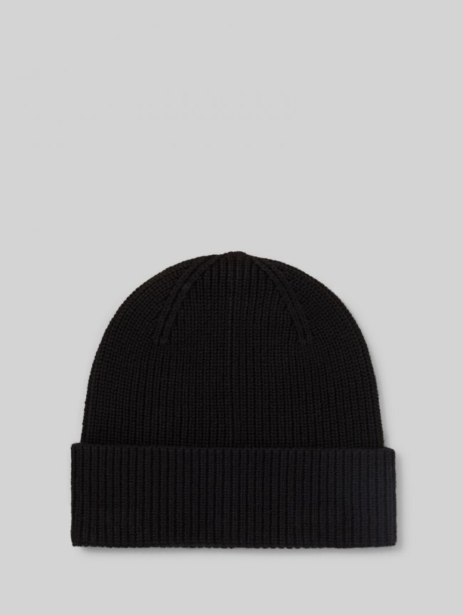 Tom Tailor Beanie Mütze - Black Tom Tailor Beanie Mütze - Black