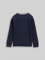 Tom Tailor Oversize Trikot Langarmshirt - Sky Captain Blue Tom Tailor Oversize Trikot Langarmshirt - Sky Captain Blue