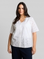 Tom Tailor Plus Size - Bluse mit Lochstickerei - White Tom Tailor Plus Size - Bluse mit Lochstickerei - White