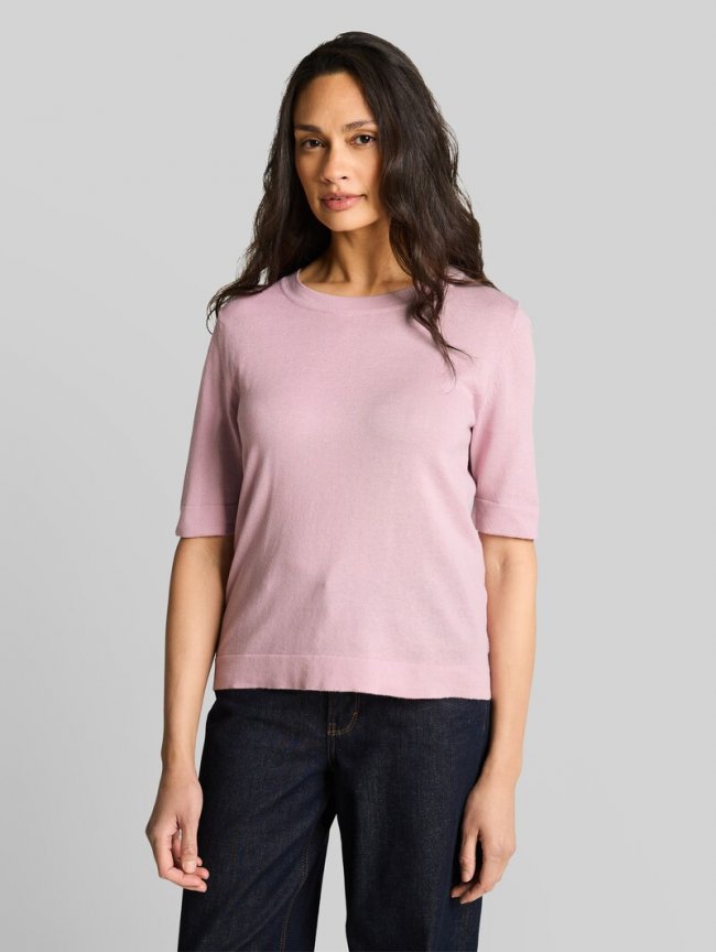 Tom Tailor Strickpullover aus Baumwolle - Light Elderberry Tom Tailor Strickpullover aus Baumwolle - Light Elderberry