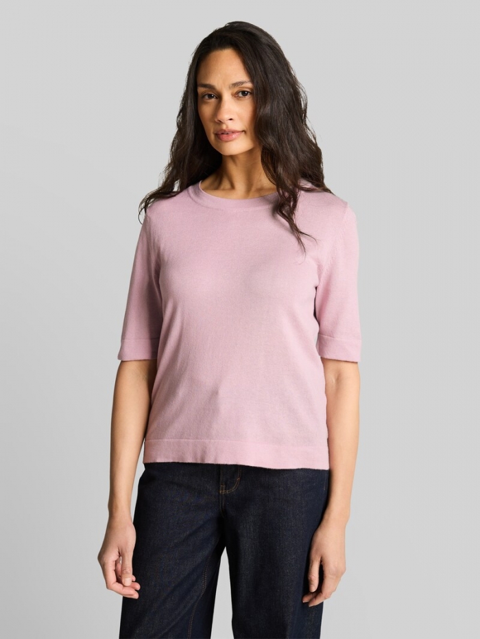 Tom Tailor Strickpullover aus Baumwolle - Light Elderberry Tom Tailor Strickpullover aus Baumwolle - Light Elderberry