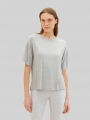 Tom Tailor Loungewear T-Shirt in Melange Optik - Grey-medium-melange Tom Tailor Loungewear T-Shirt in Melange Optik - Grey-medium-melange