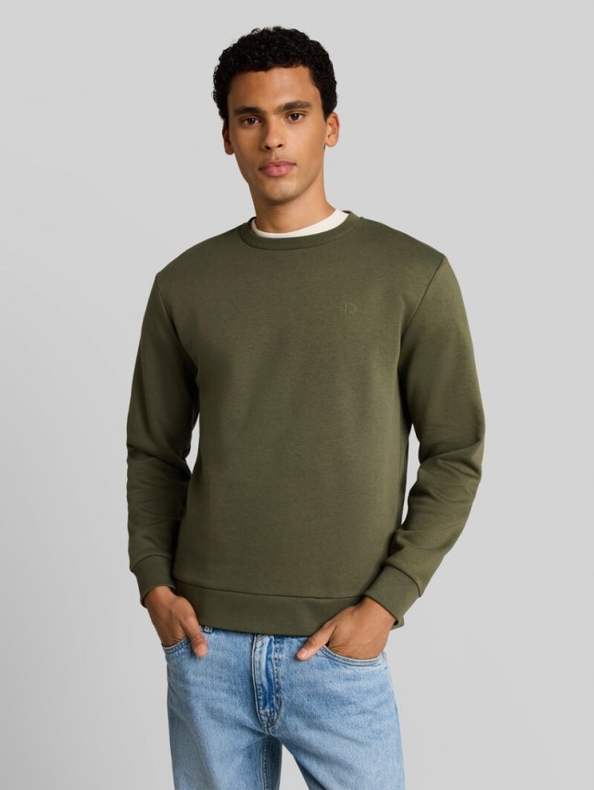 Tom Tailor Basic Sweatshirt - Urban Olive Green Tom Tailor Basic Sweatshirt - Urban Olive Green
