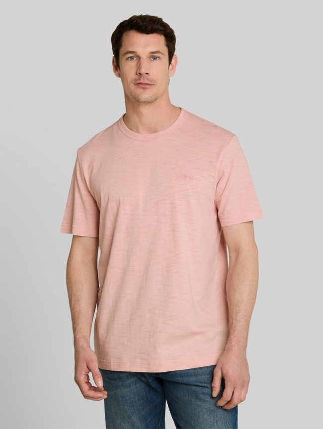 Tom Tailor T-Shirt in Melange-Optik - Twinkle Pink Tom Tailor T-Shirt in Melange-Optik - Twinkle Pink