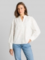 Tom Tailor Loose Fit Bluse mit Stickerei - White Tom Tailor Loose Fit Bluse mit Stickerei - White