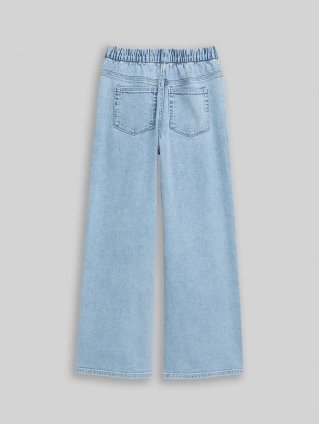 Tom Tailor Wide Leg Jeans mit Stretch - Light Stone Blue Denim Tom Tailor Wide Leg Jeans mit Stretch - Light Stone Blue Denim