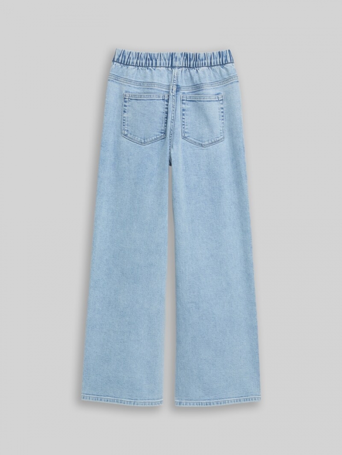 Tom Tailor Wide Leg Jeans mit Stretch - Light Stone Blue Denim Tom Tailor Wide Leg Jeans mit Stretch - Light Stone Blue Denim