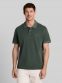 Tom Tailor Piqué Poloshirt mit Logo-Print - Darkest Olive Tom Tailor Piqué Poloshirt mit Logo-Print - Darkest Olive